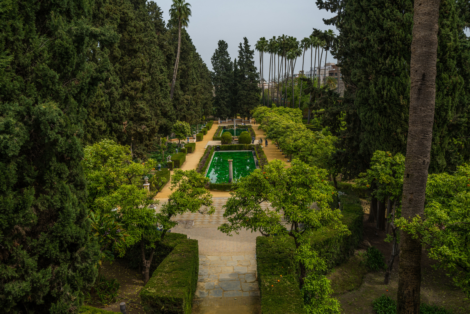 Les jardins de l'Alcazar de Séville