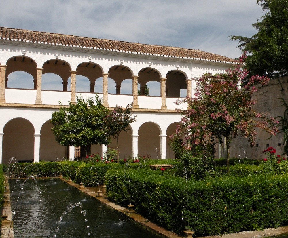 Les jardins de l'Alhambra.