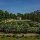 Les jardins du Palais de Catherine, près de Saint-Petersbourg.