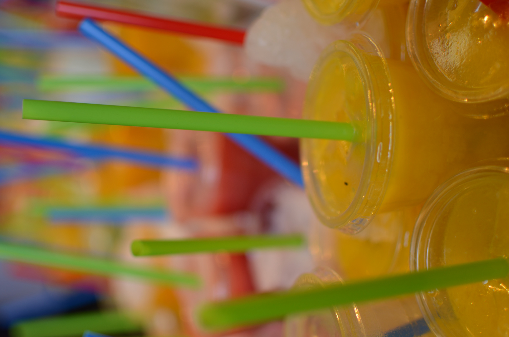 Les jus de Fruit au Marché de Barcelone