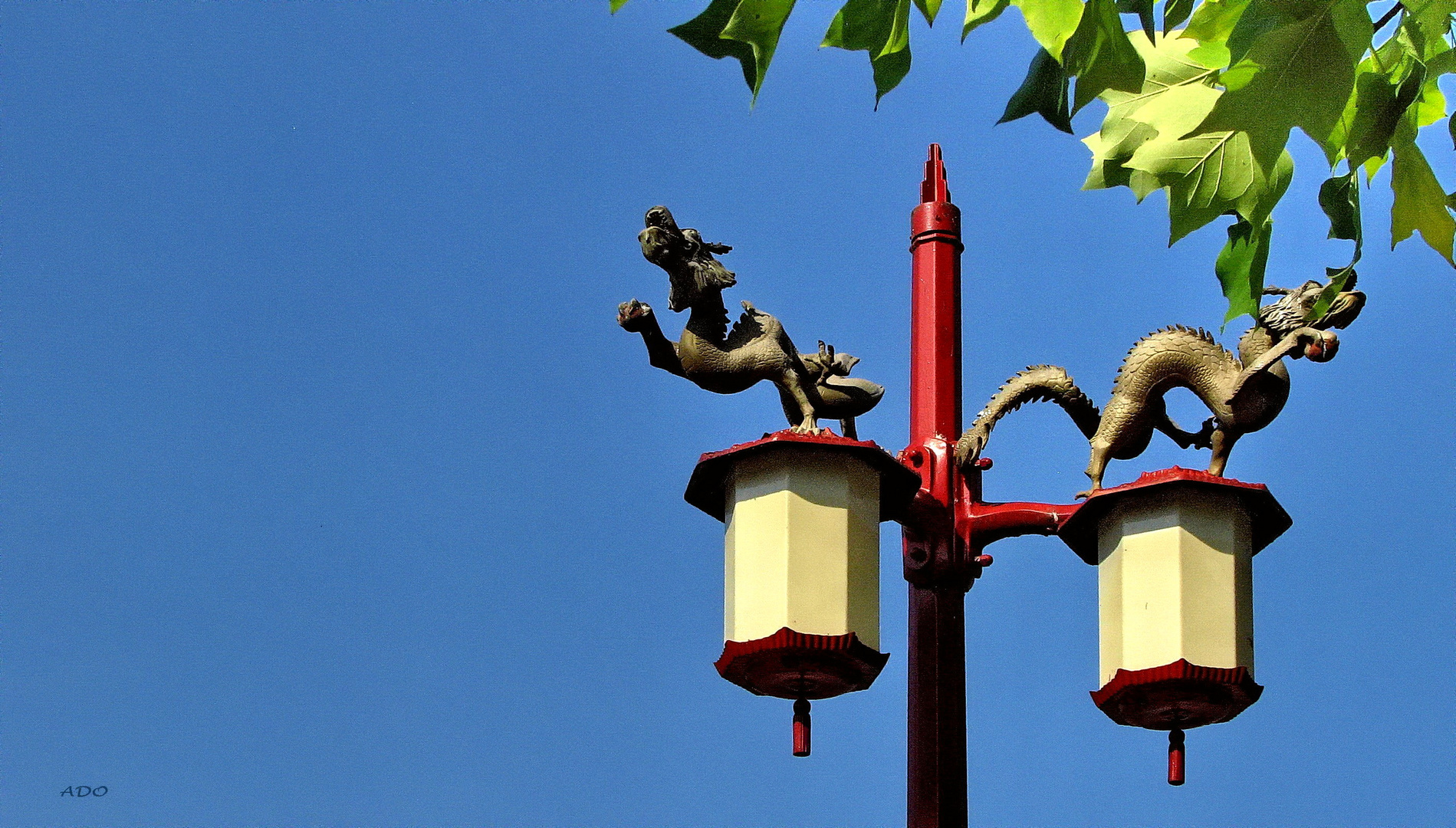 les lampadaires de Chinatown