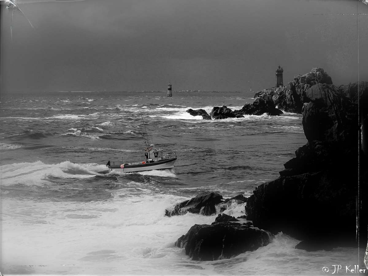 Les "ligneurs" du Raz de Sein - Pointe du Raz - Île de Sein