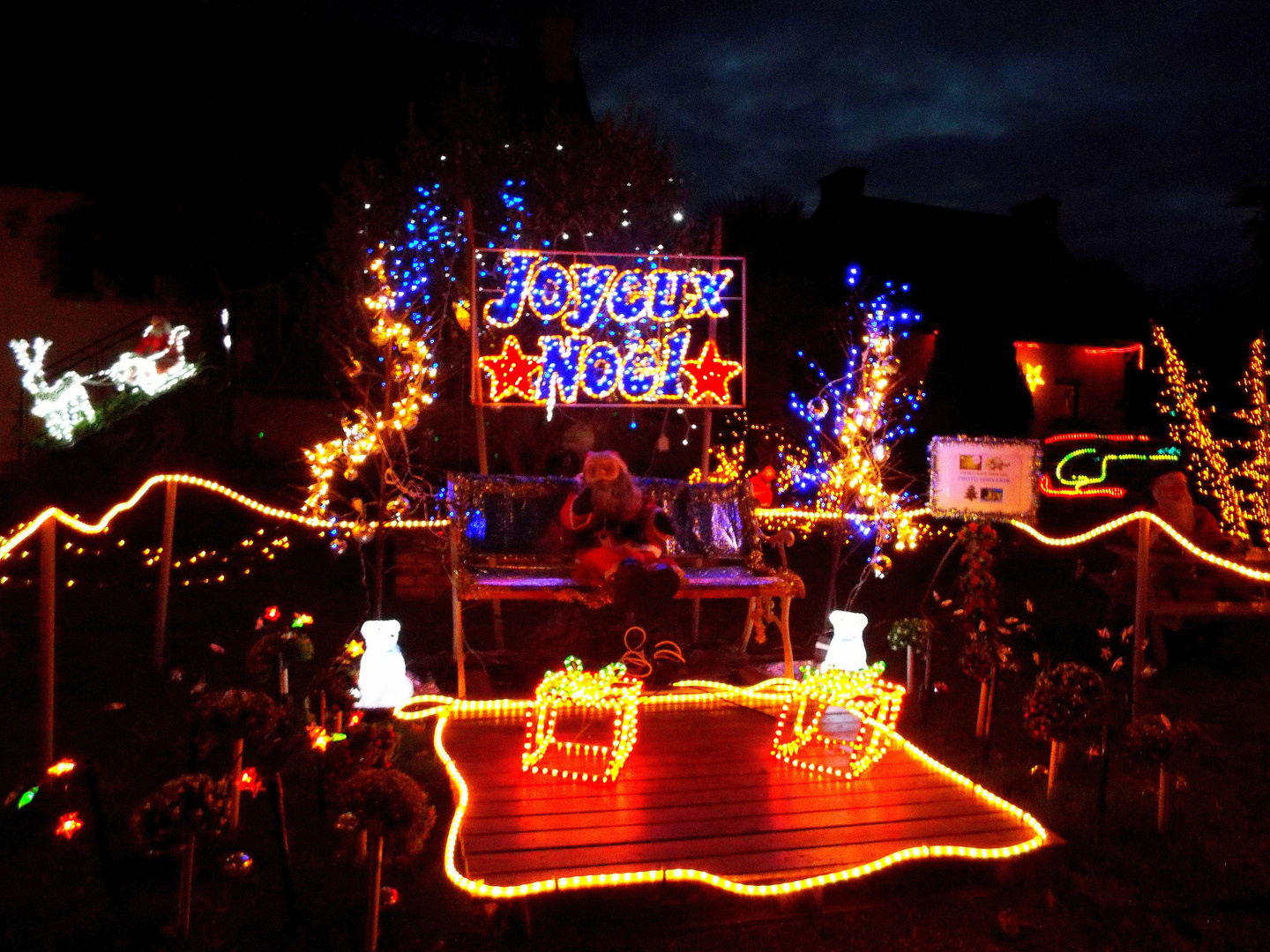 Les lumières de Noël ..... en Bretagne !