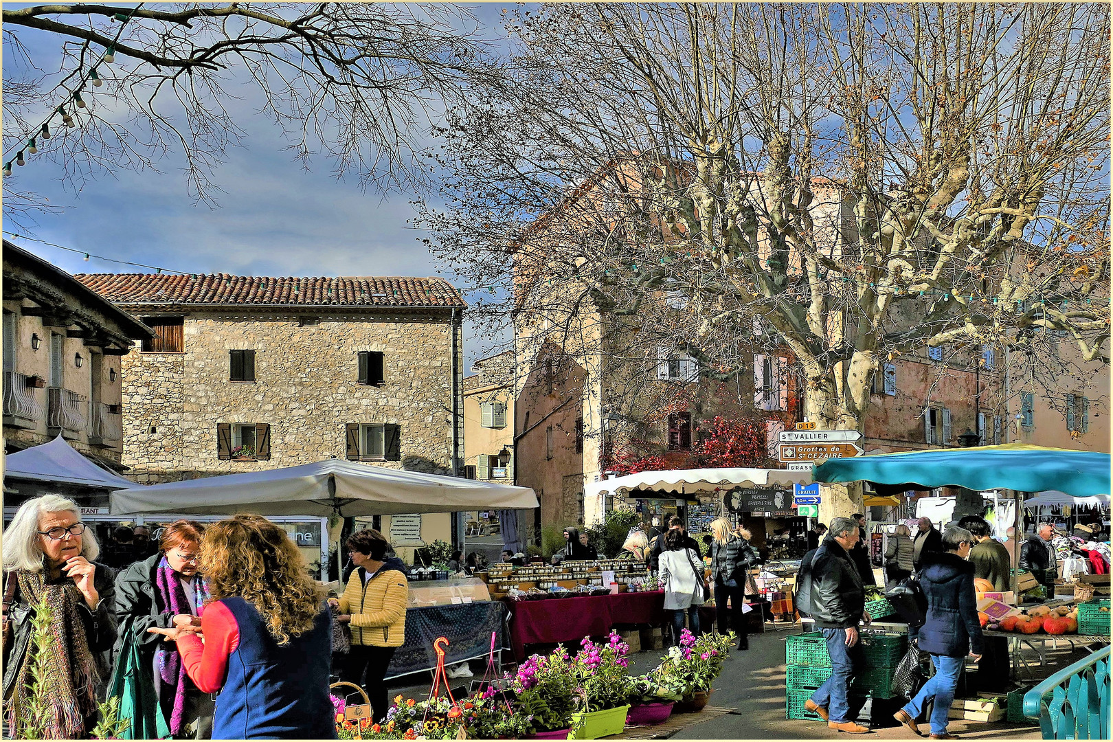 les marchés de provence .....