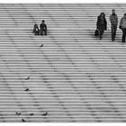 les marches vers la grande Arche