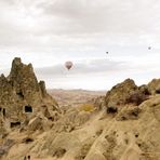 Les montgolfières de la Cappadoce