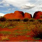 les monts olgas Kata Tjuta