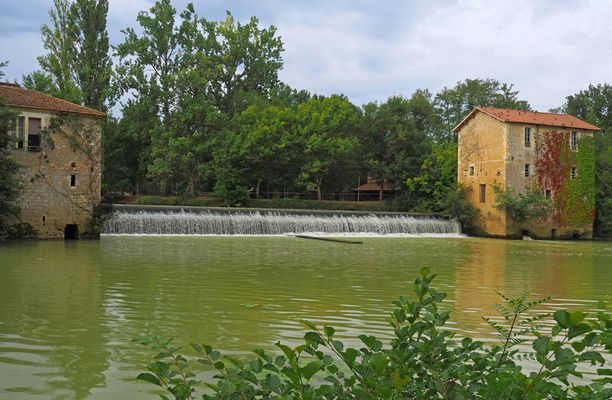 Les moulins de Gauge et leur chute d’eau