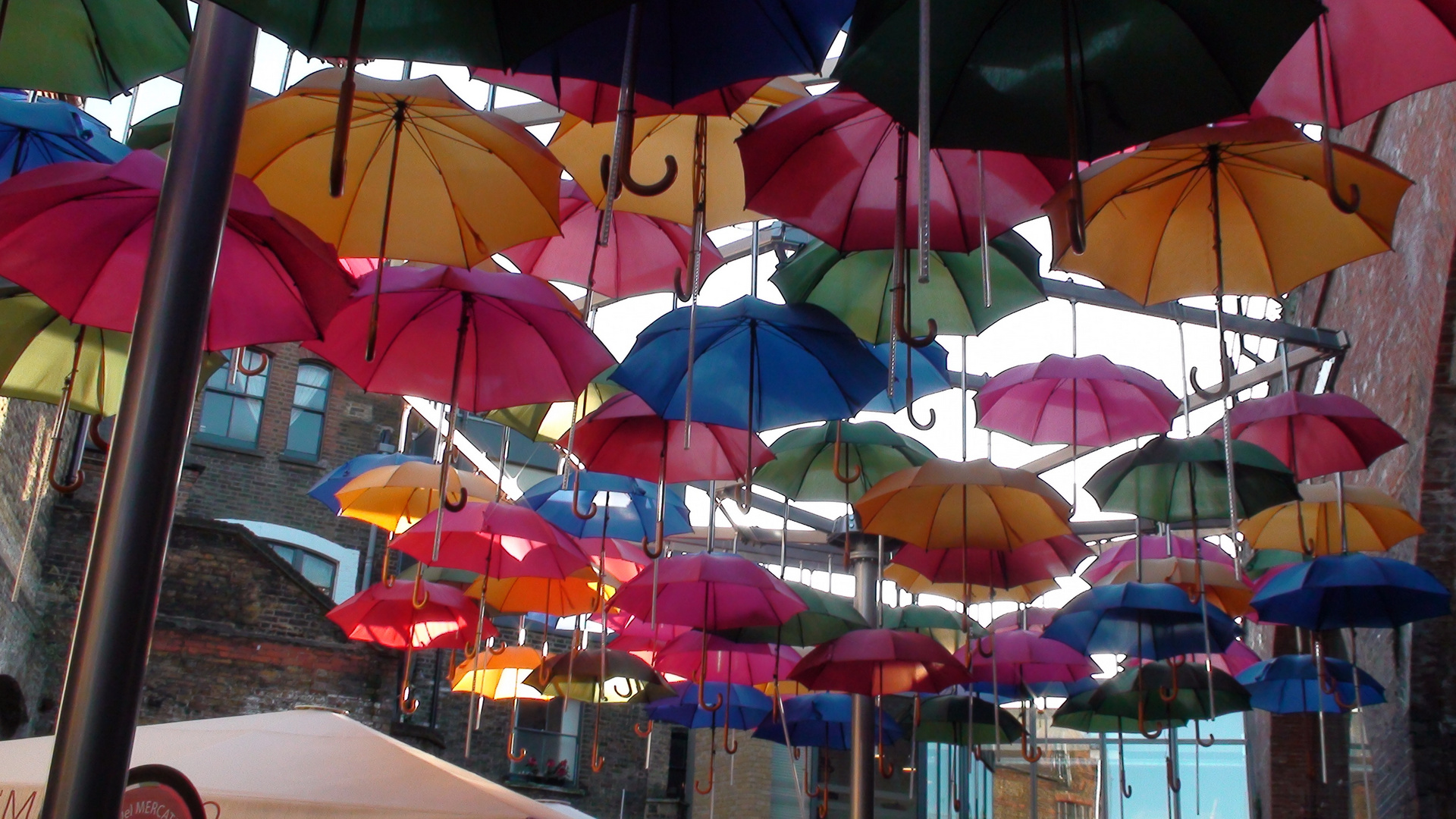 Les parapluies de Borough market