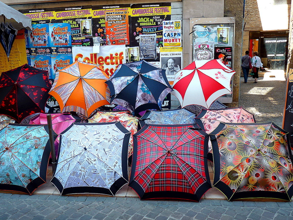 Les parapluies de Sarlat .