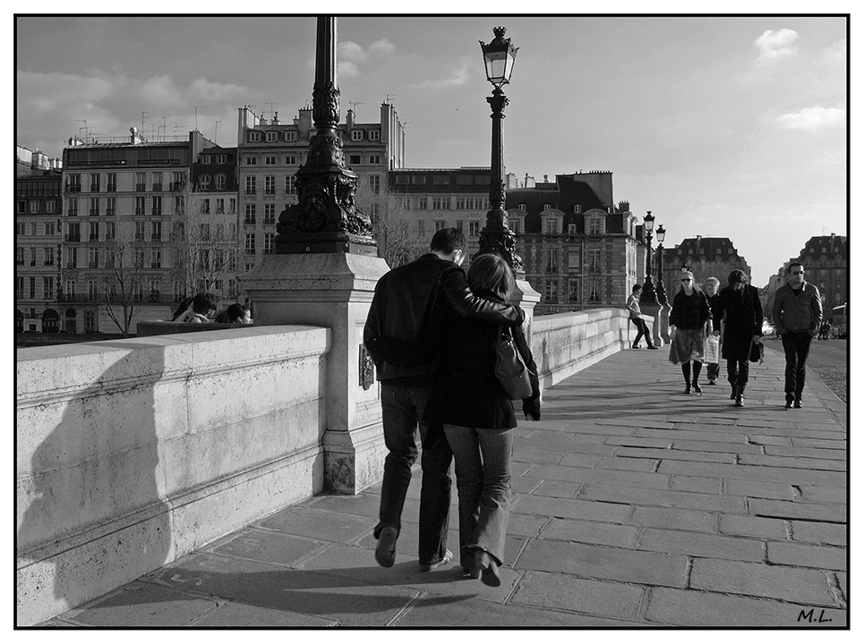 Les passants du Pont- Neuf