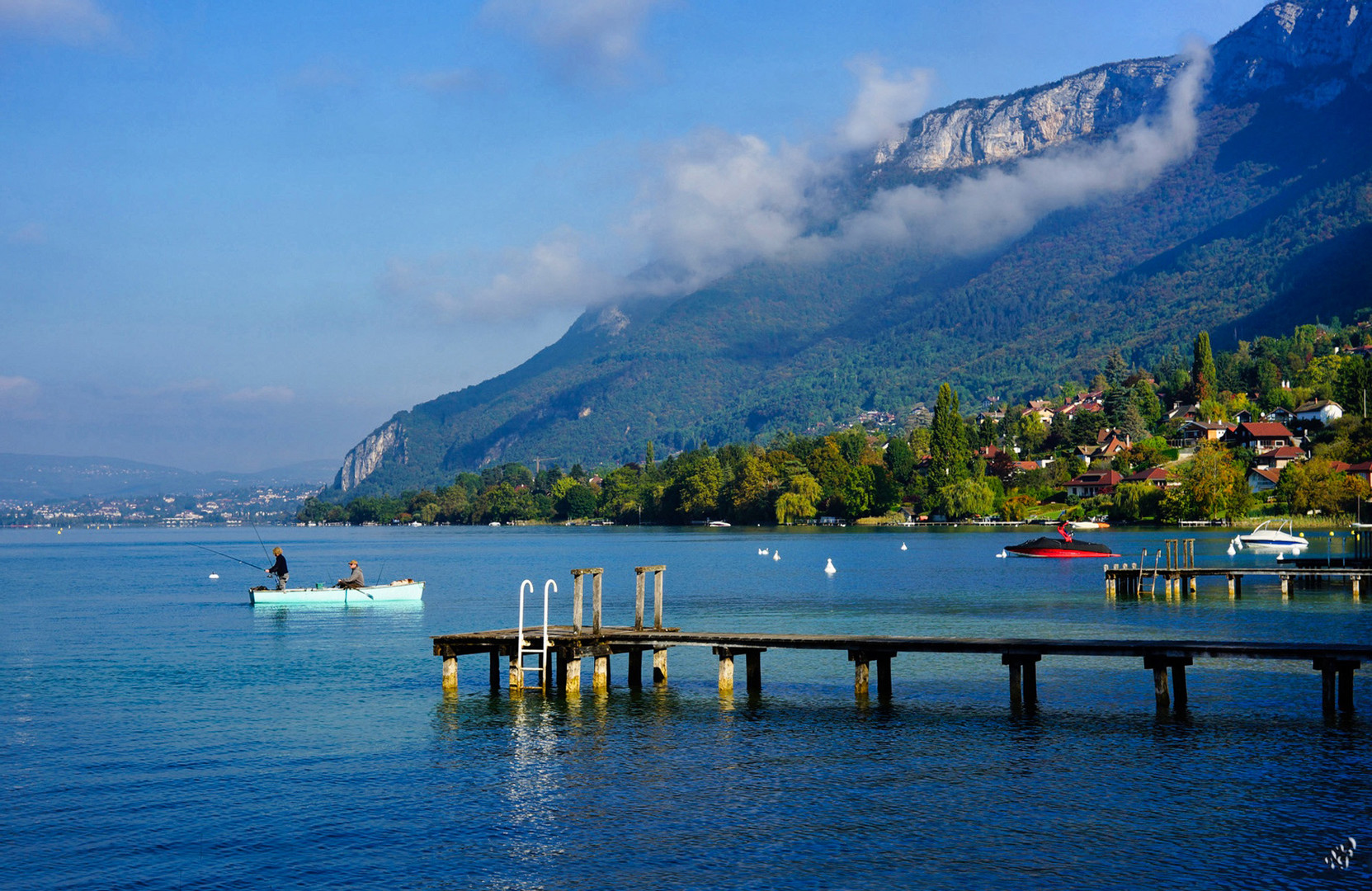 Les pêcheurs du lac