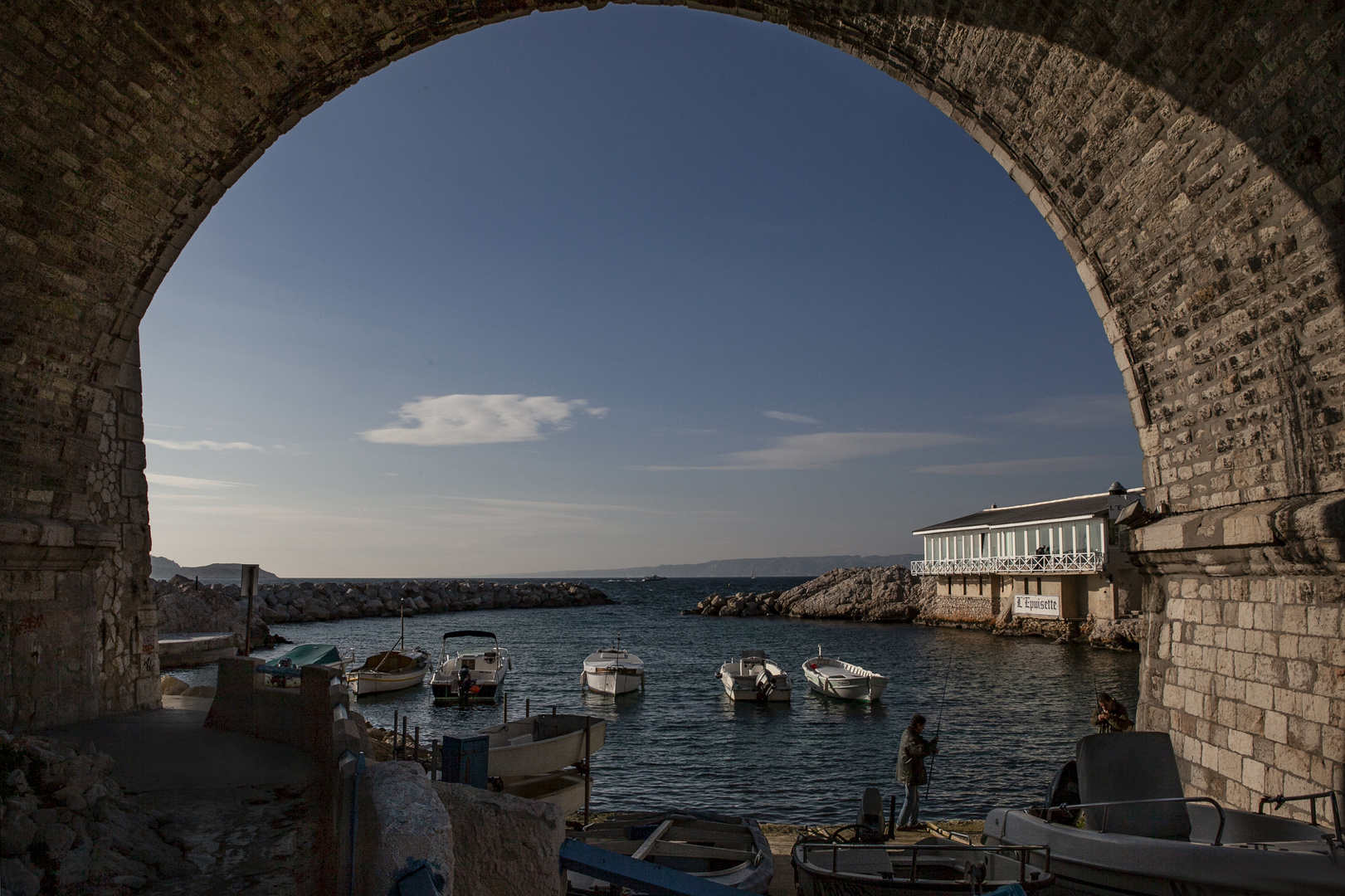 Les pêcheurs du Vallon des Auffes .