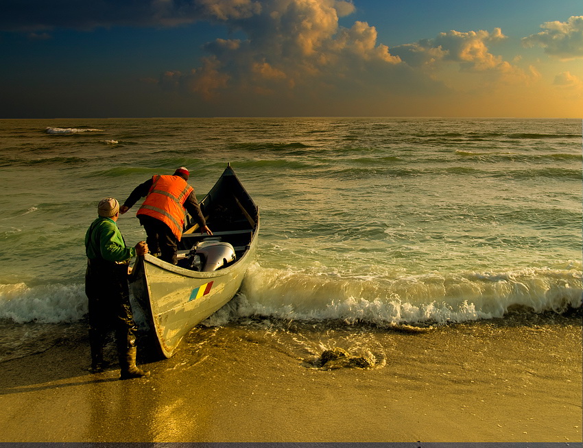 Les pêcheurs et la mer