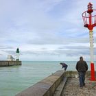 Les pêcheurs sur la Côte d'Albâtre