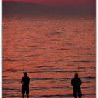 les pécheurs du soir..Rhodes..