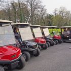 Les petites voitures du golf