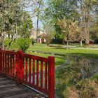 Les petits ponts rouges du Jardin Jayan