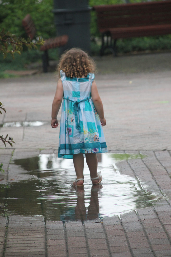 Les pieds dans l'eau