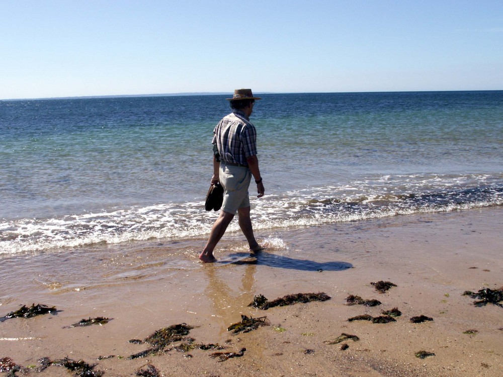 Les pieds dans l'eau