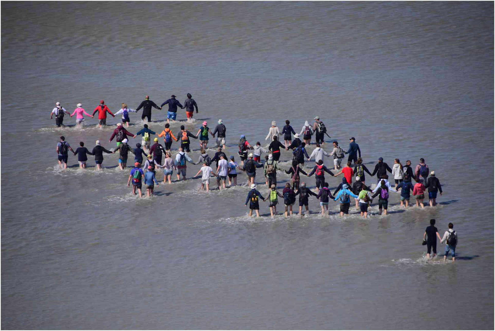 Les pieds dans l'eau