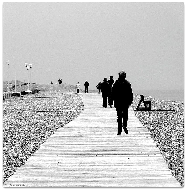 les planches à Cayeux sur mer..