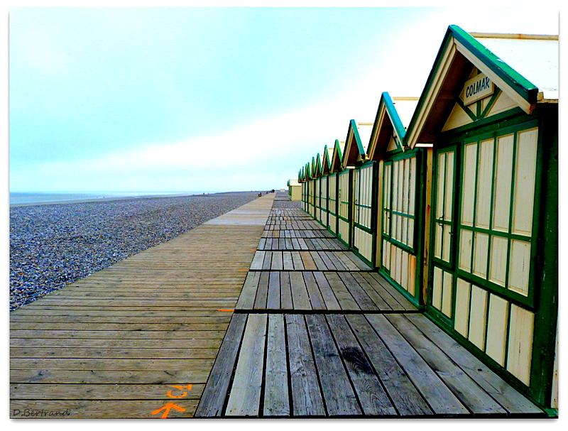 les planches à Cayeux sur mer..