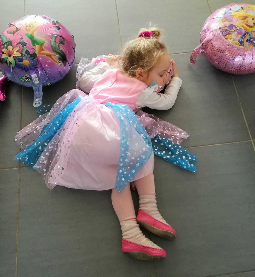 Les princesses aussi sont fatiguées :-))