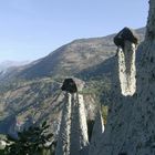 Les Pyramides à Euseigne, Valais, Suisse