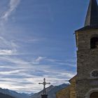 Les Pyrénées vues à partir du village d’Estensan -- Die Pyrenäen von dem Dorf Estensan aus gesehen