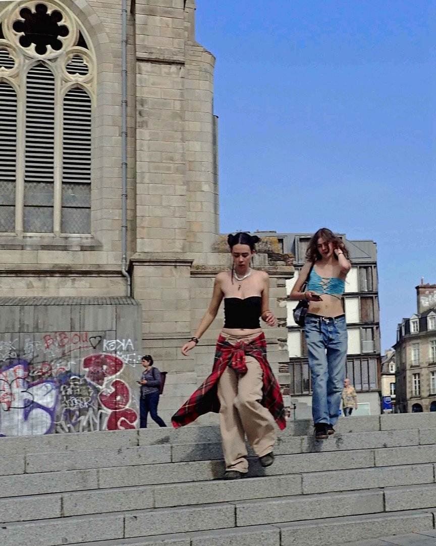 les ramblas de Rennes: on se fait voir, on regarde...