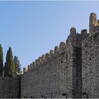 Les remparts à l’intérieur du Château de Moniga del Garda