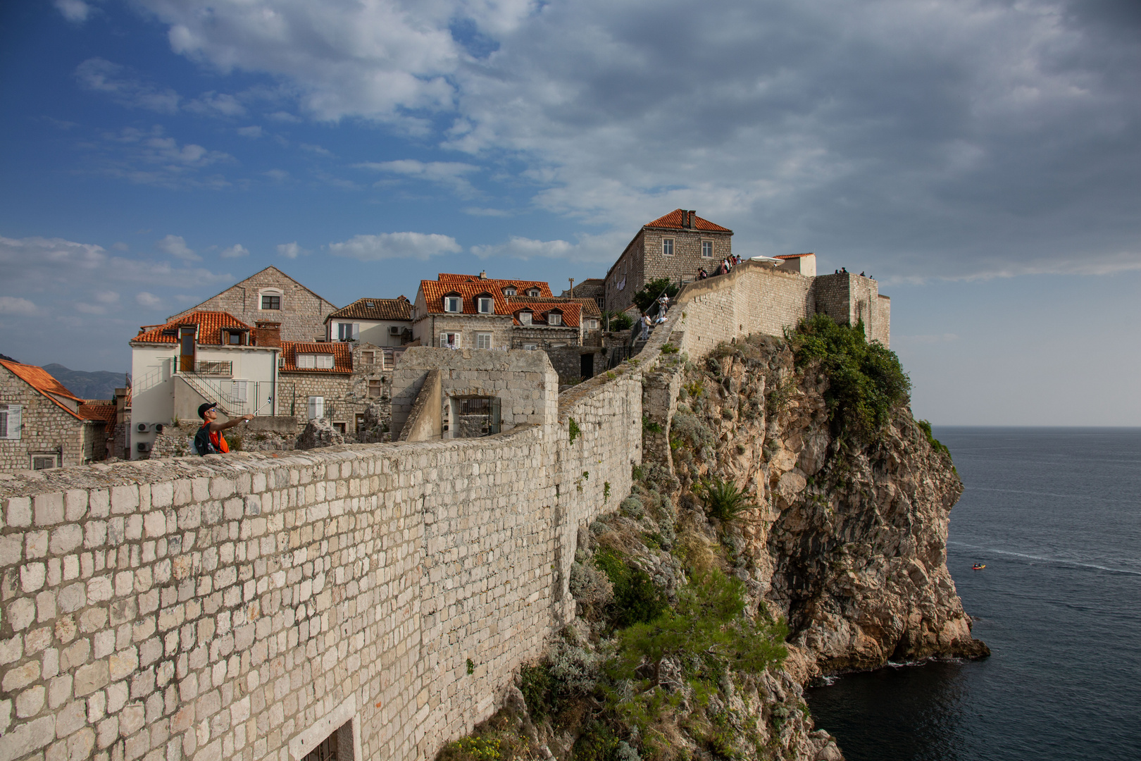 Les remparts de Dubrovnik, côté mer.