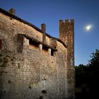 Les remparts de Larressingle la nuit