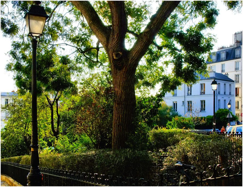 Les réverbères de Montmartre