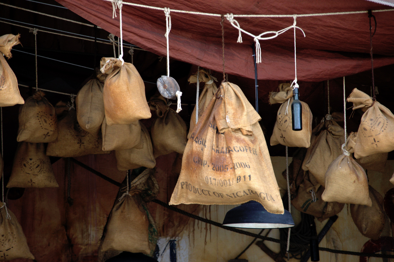 Les sacs de café