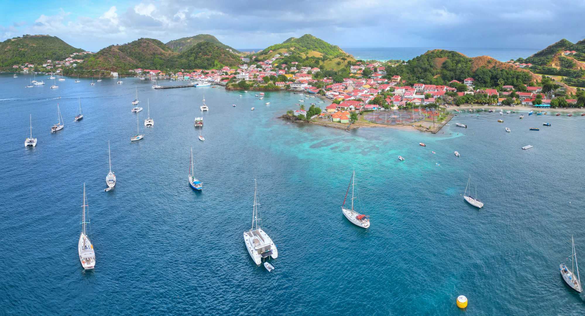 Les Saintes aus der Luft