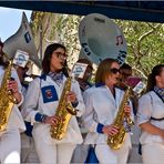 Les saxophonistes  -- Los Ronceros Festival de bandas 2017 à Condom