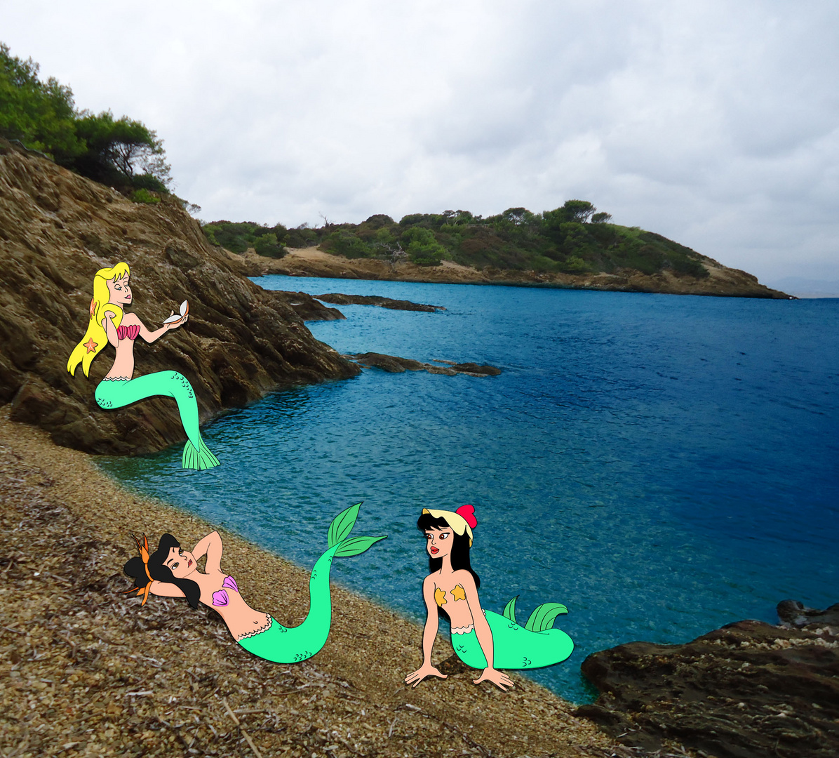 Les sirènes de Peter Pan à Porquerolles