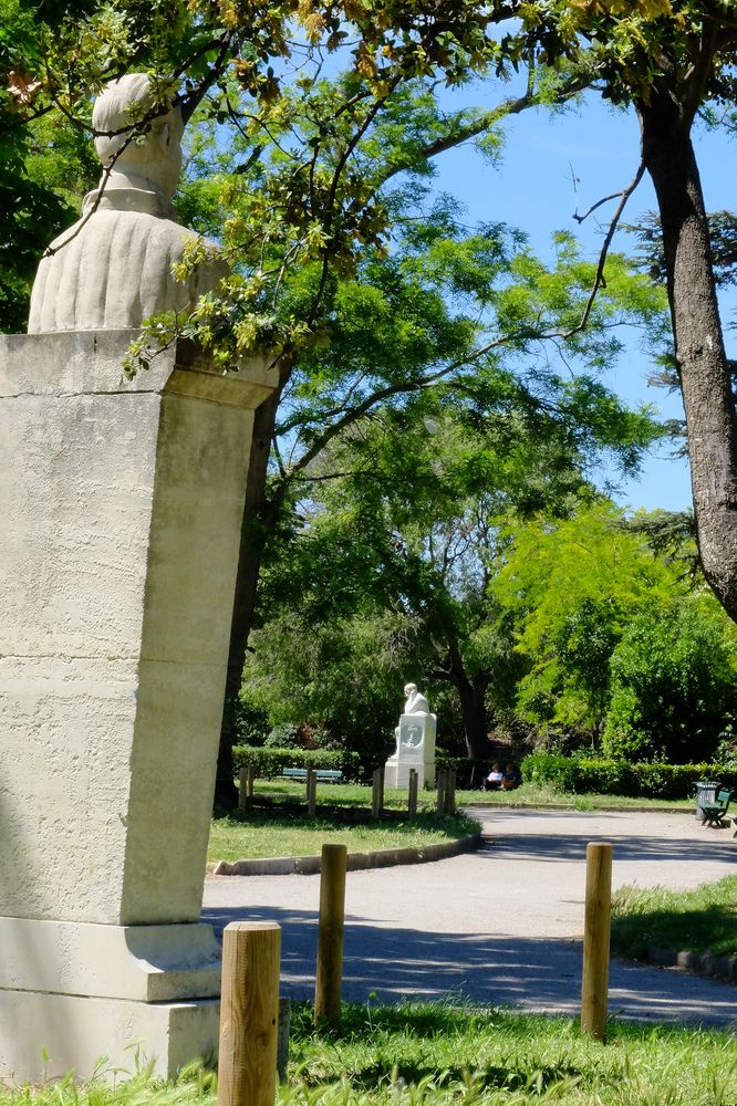 Les statues du parc