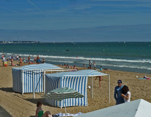 Les tentes de plage
