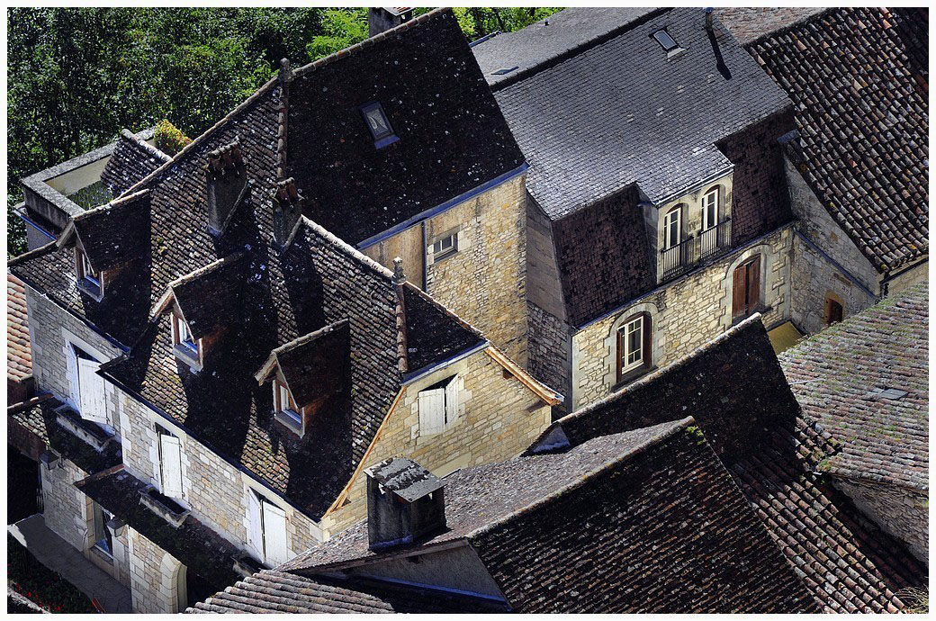 les toits de Rocamadour