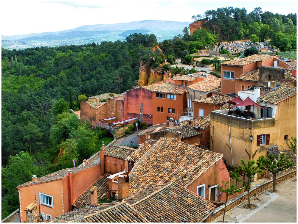 Les toits de Roussillon