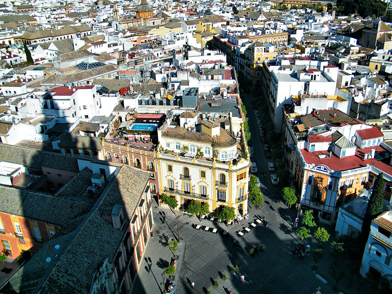 les toits de Séville du haut de la Giralda