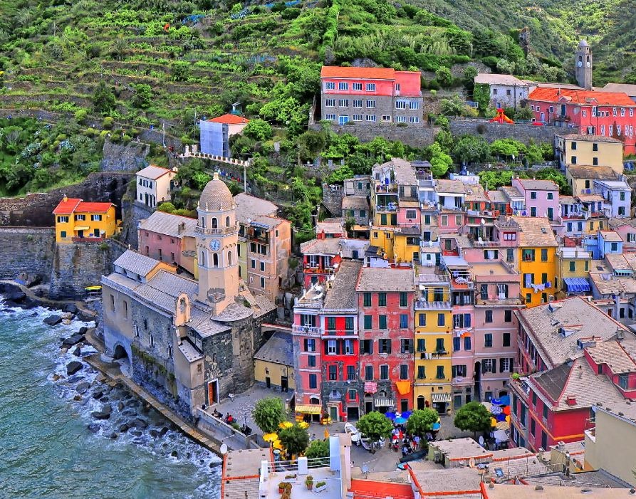 Les toits de Vernazza