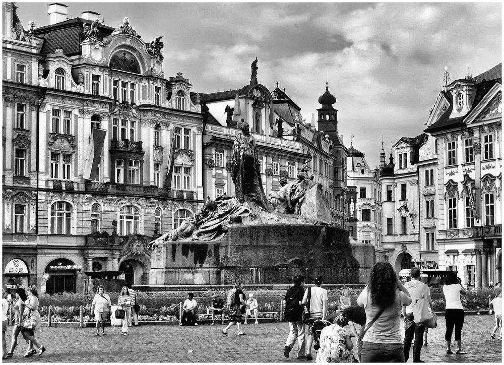 Les touristes de Prague