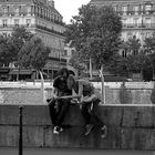 Les touristes du bord de Seine