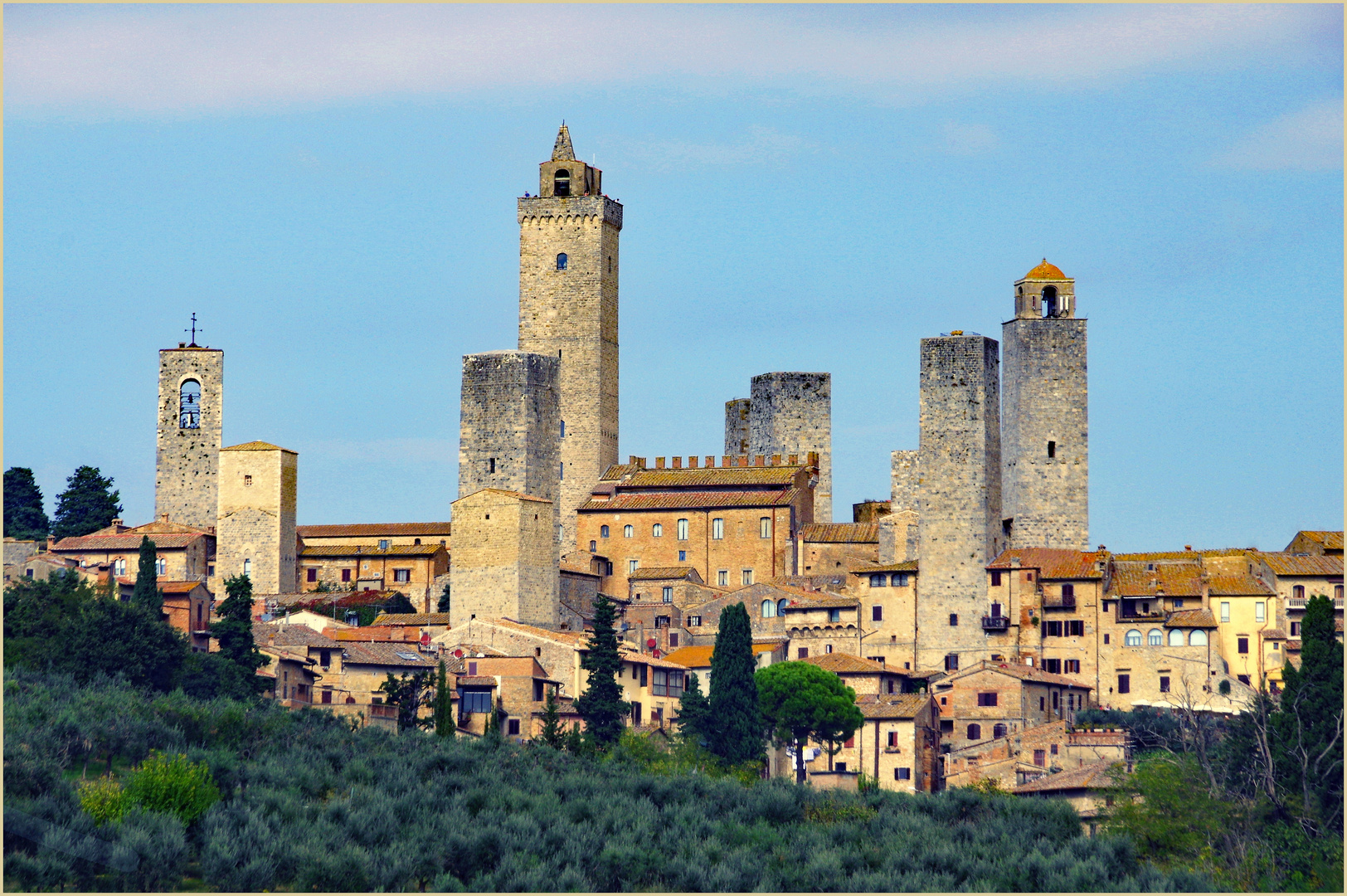 les Tours de san gimignano en Toscane