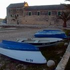 Les trois barques a la plage ... Die drei Boote am Strand ...