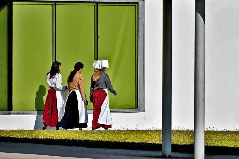 Les trois filles à la Hopper